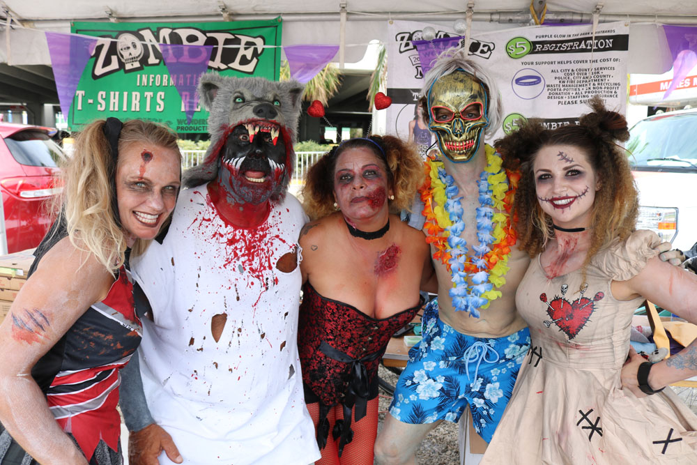Zombie Bike Ride 2017 photo - Duval Street, Key West